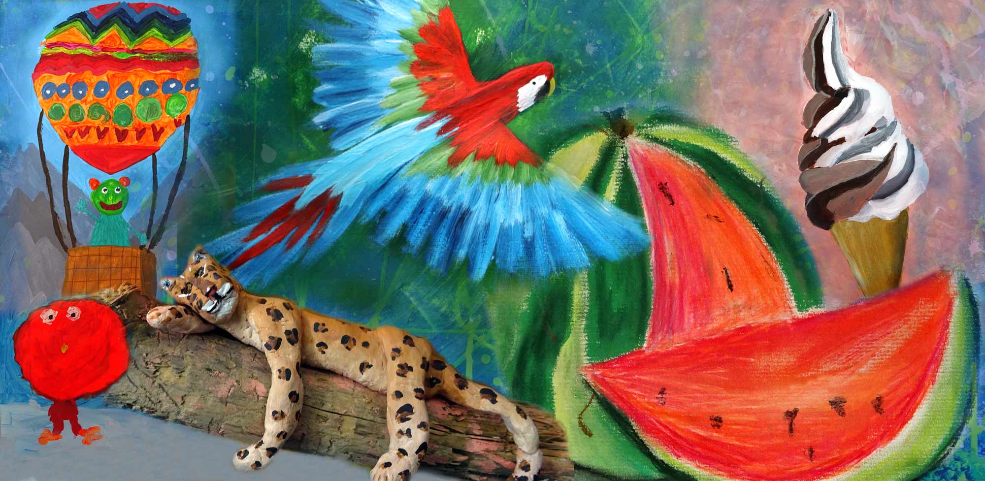 Kunst im Kinderkünstlerstudio Kunst im Kinderkünstlerstudio